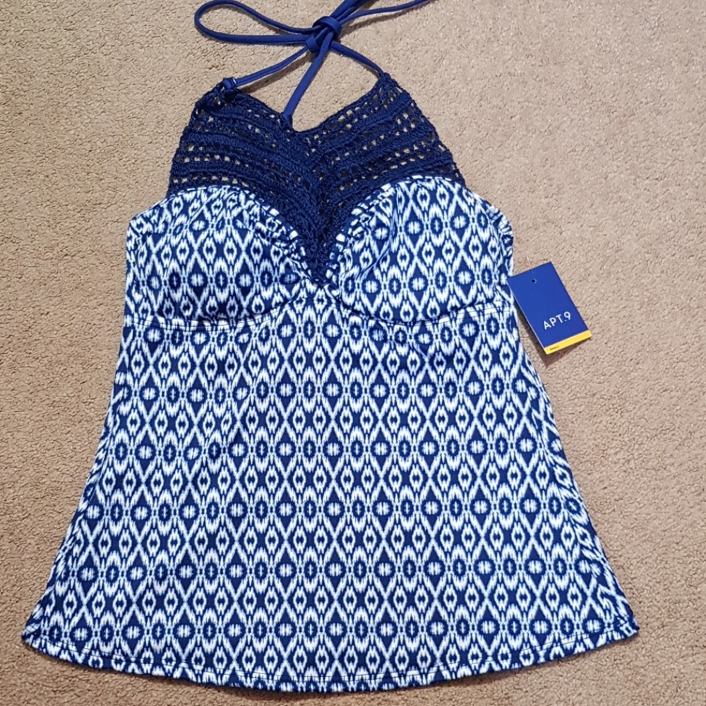 Apt. 9 Crocheted Bra Swim Top